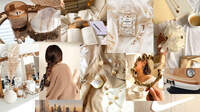 beige aesthetic wallpaper collage